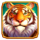 genies chest hold n link tiger symbol icon