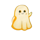 ghost granny ghost yellow symbol icon