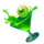 ghost pigger green eyeball potion symbol icon