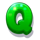 ghost pigger green q symbol icon