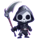 ghosts gather grim reaper symbol icon