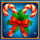 gift mania candy canes symbol icon