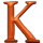 gladiator plus k symbol icon