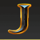 gladiator road to rome j letter symbol icon
