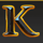 gladiator road to rome k letter symbol icon