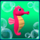 go fish seahorse symbol icon