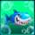 go fish shark symbol icon