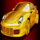 go gold car symbol icon