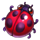go high cuy apuesta total red ladybug symbol icon