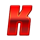 goal blitz k symbol icon