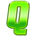goal blitz shootout q symbol icon
