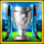goal blitz shootout trophy symbol icon