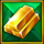 gold and glamour hold and win gold bars symbol icon
