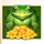gold and luck toad symbol icon