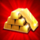 gold cash freespins 7 golden bars symbol icon