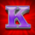gold cash freespins k symbol icon