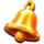 gold casino oranje jackpot bell symbol icon