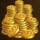 gold factory coins symbol icon
