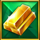 gold gold gold 5000 3 symbol icon