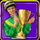 gold horsey winner wild symbol icon
