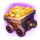 gold is all mine 10k ways cart symbol icon