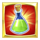gold lab green potion symbol icon