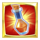 gold lab orange potion symbol icon