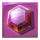 gold lab pink gem symbol icon