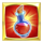 gold lab red potion symbol icon