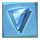 gold lab turqoise gem symbol icon