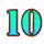 gold mine fortune 10 symbol icon