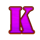 gold mine fortune k symbol icon