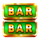 gold mint 7s deluxe green bar symbol icon