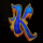 gold oasis k symbol icon
