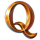 gold oceanica hold and win q symbol icon
