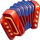 gold oktoberfest accordion symbol icon