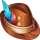 gold oktoberfest hat symbol icon