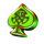 gold riches spade symbol icon