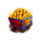 gold rush cart symbol icon