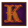 gold rush frenzy megaways k symbol icon
