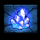 gold rush gem blue symbol icon
