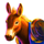 gold rush horse symbol icon