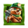 gold rush trio green beaver symbol icon