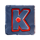 gold rush trio k symbol icon