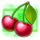 gold strike cherry symbol icon