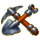 gold strike express pickaxe shovel symbol icon