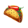 gold trio calacamania tacos symbol icon