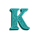 gold trio tres amigos k symbol icon
