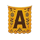gold trio zones a symbol icon