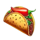 gold trio zones taco symbol icon